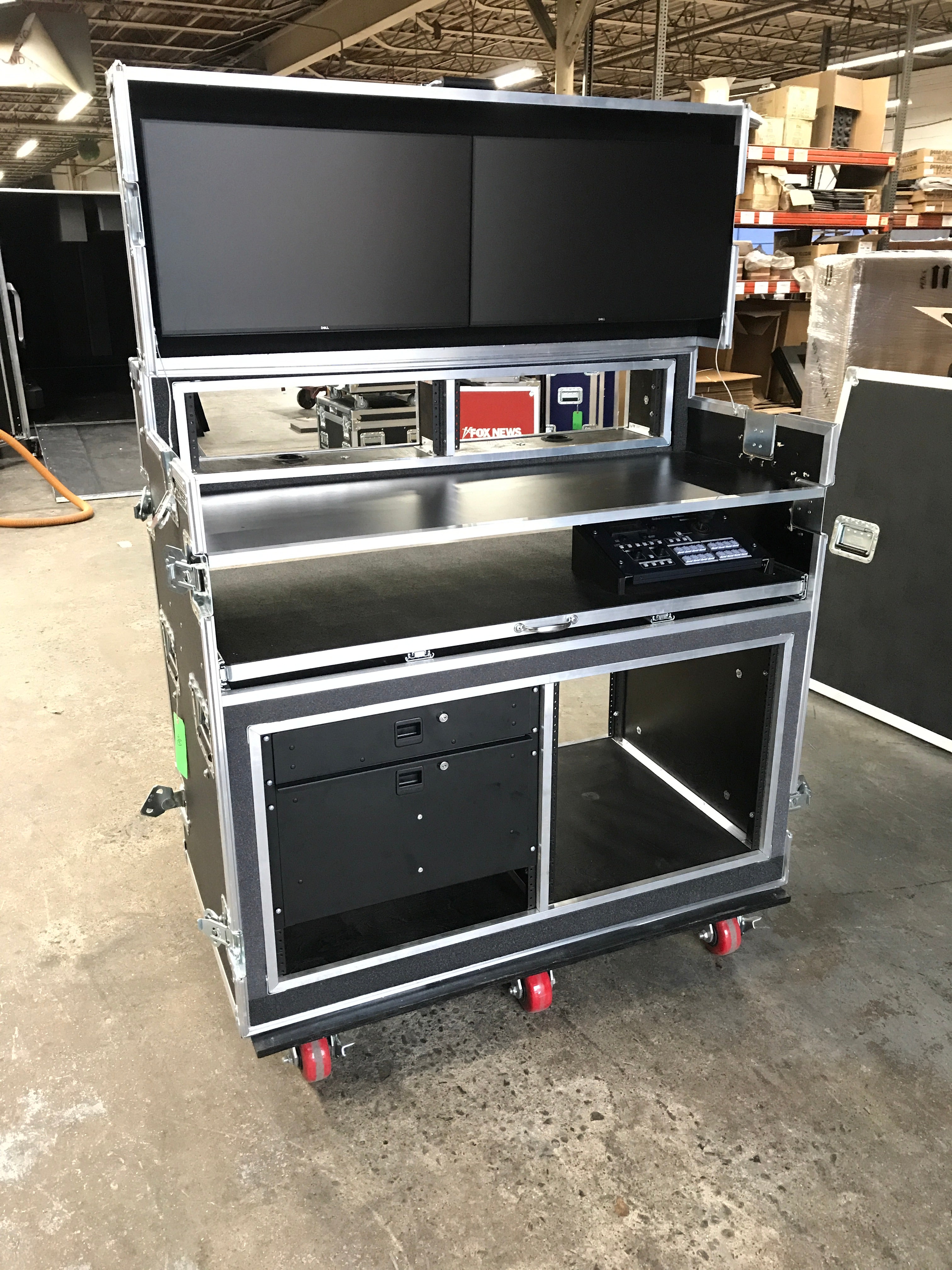 Go-Live Workstation Flypacks | Calzone & Anvil Video Broadcast Cases