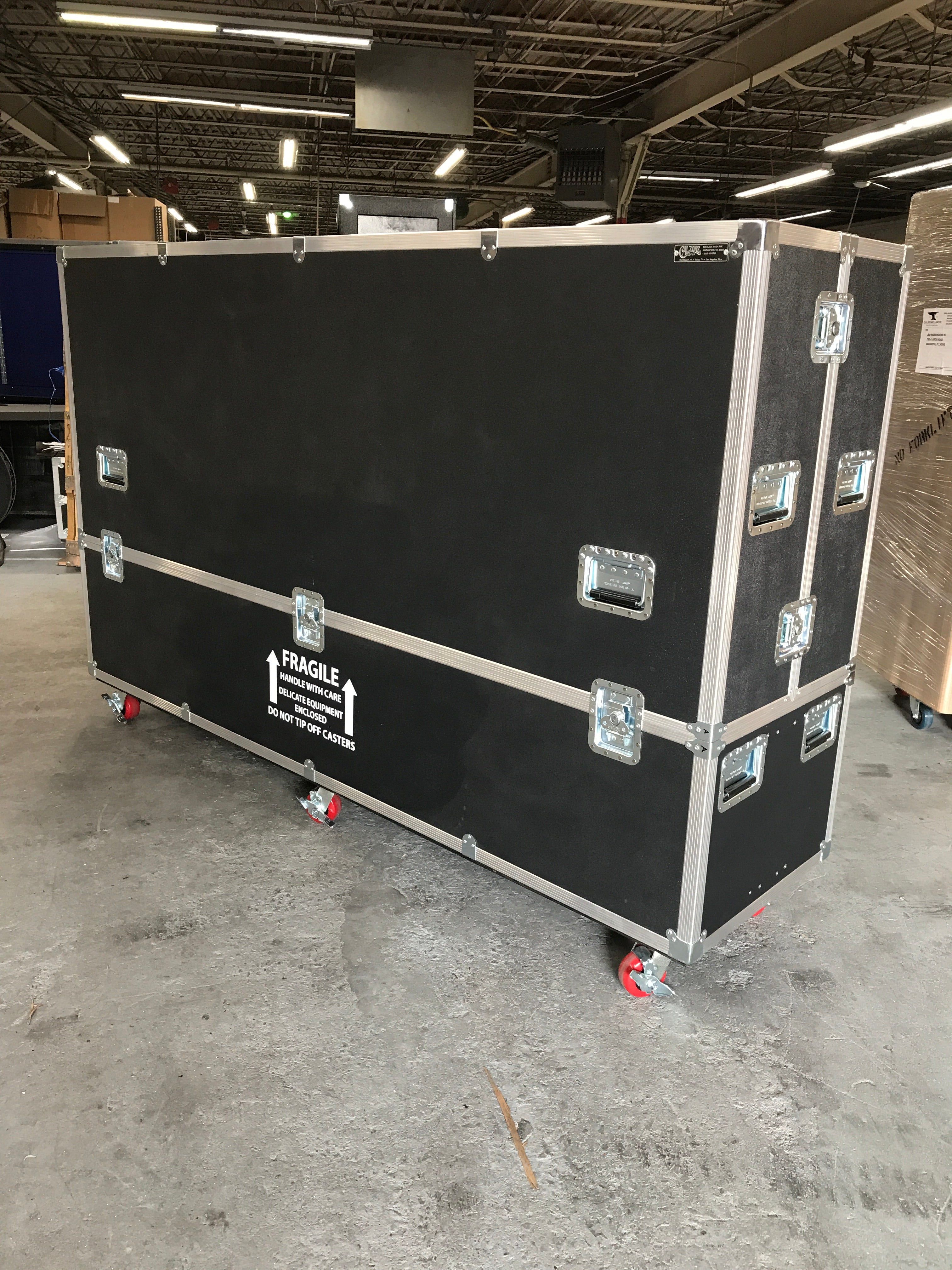 Monitor Road Cases & TV Flight Cases | Calzone & Anvil Cases USA